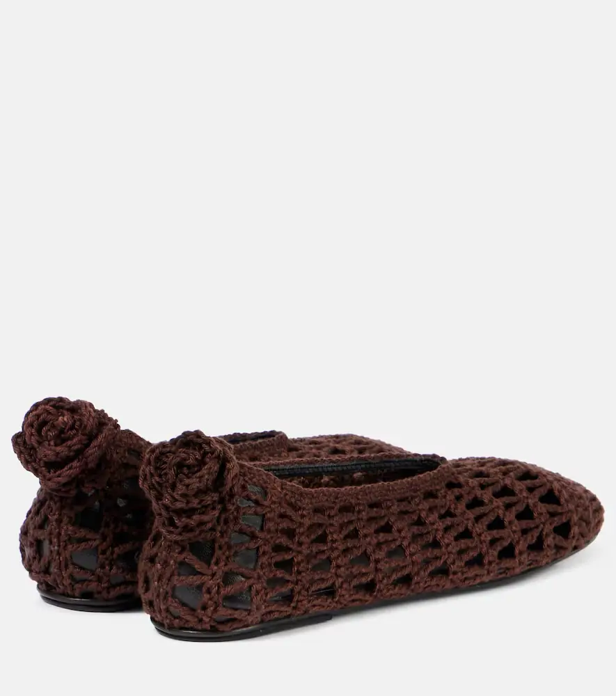 Magda Butrym Crochet ballet flats | Thumbnail 3