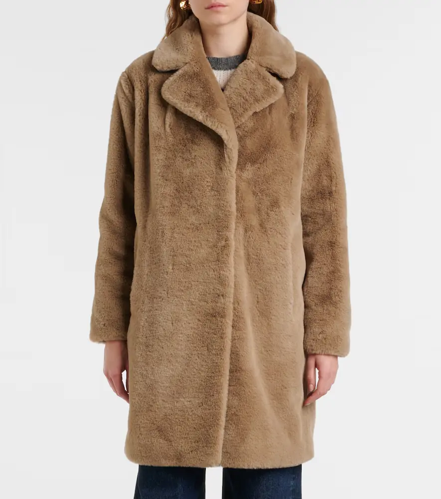 Velvet Evalyn faux fur coat | Thumbnail 3