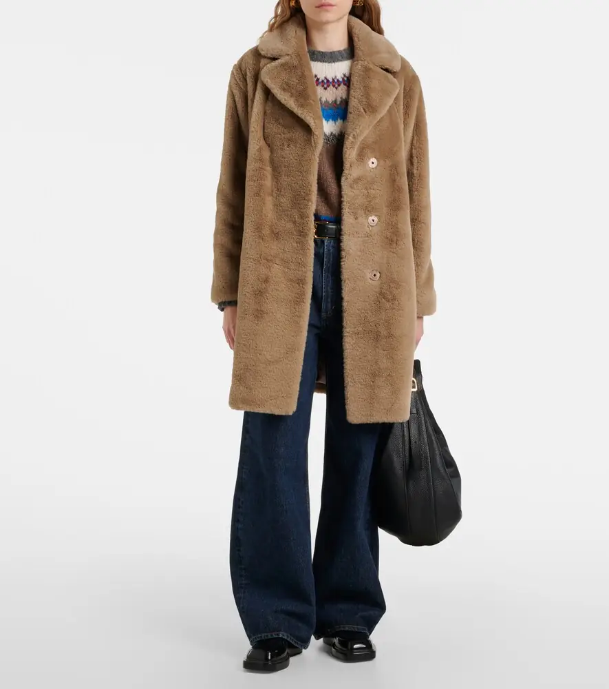 Velvet Evalyn faux fur coat | Thumbnail 4