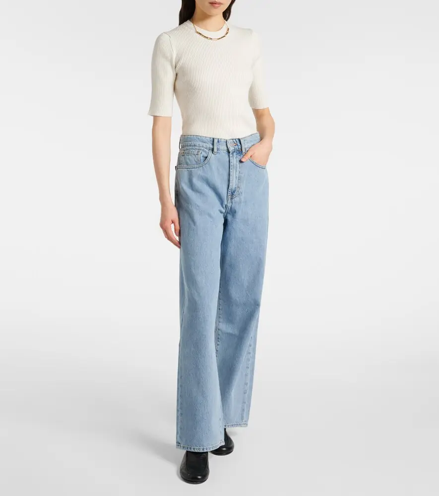 RÓHE Róhe Low-rise wide-leg jeans | Thumbnail 5