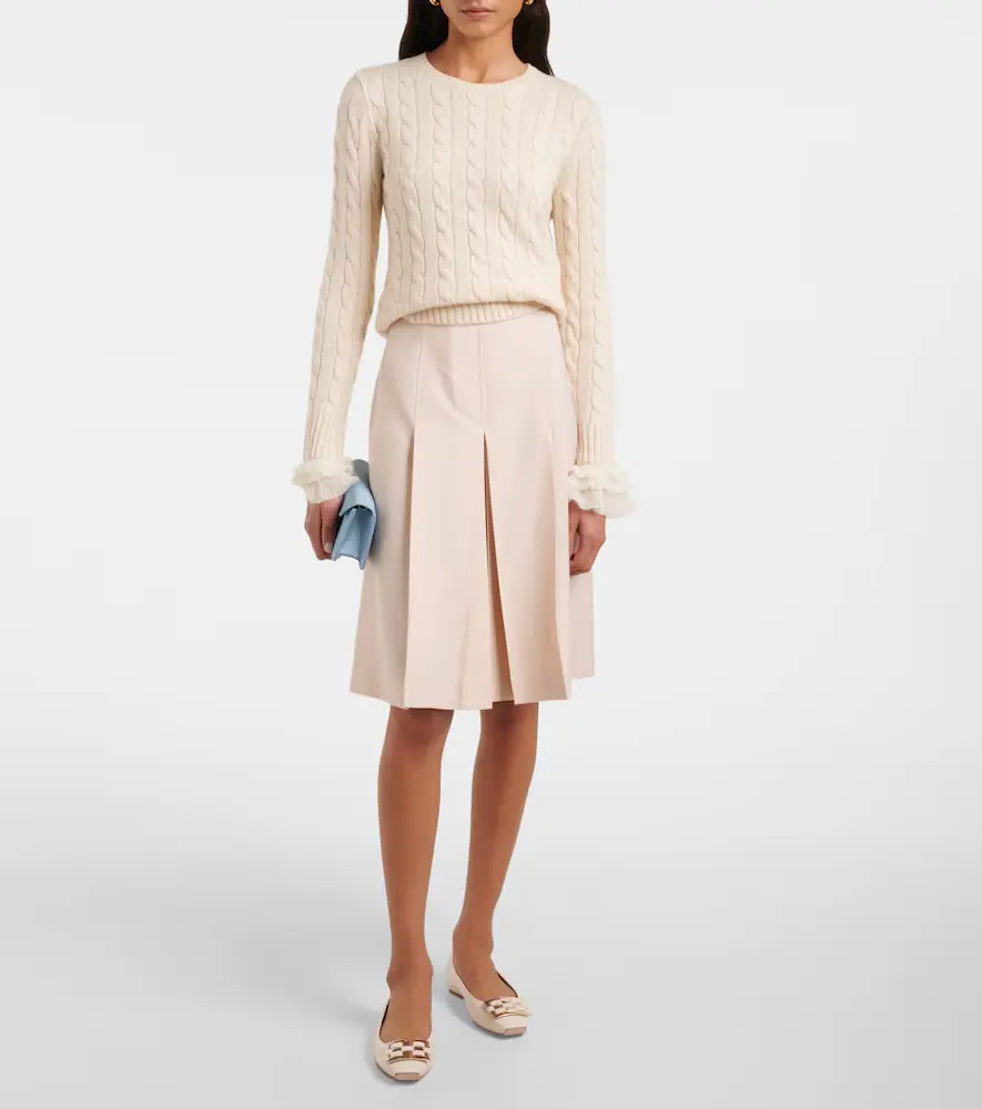 Roger Vivier Trompette Ball leather ballet flats | Thumbnail 2