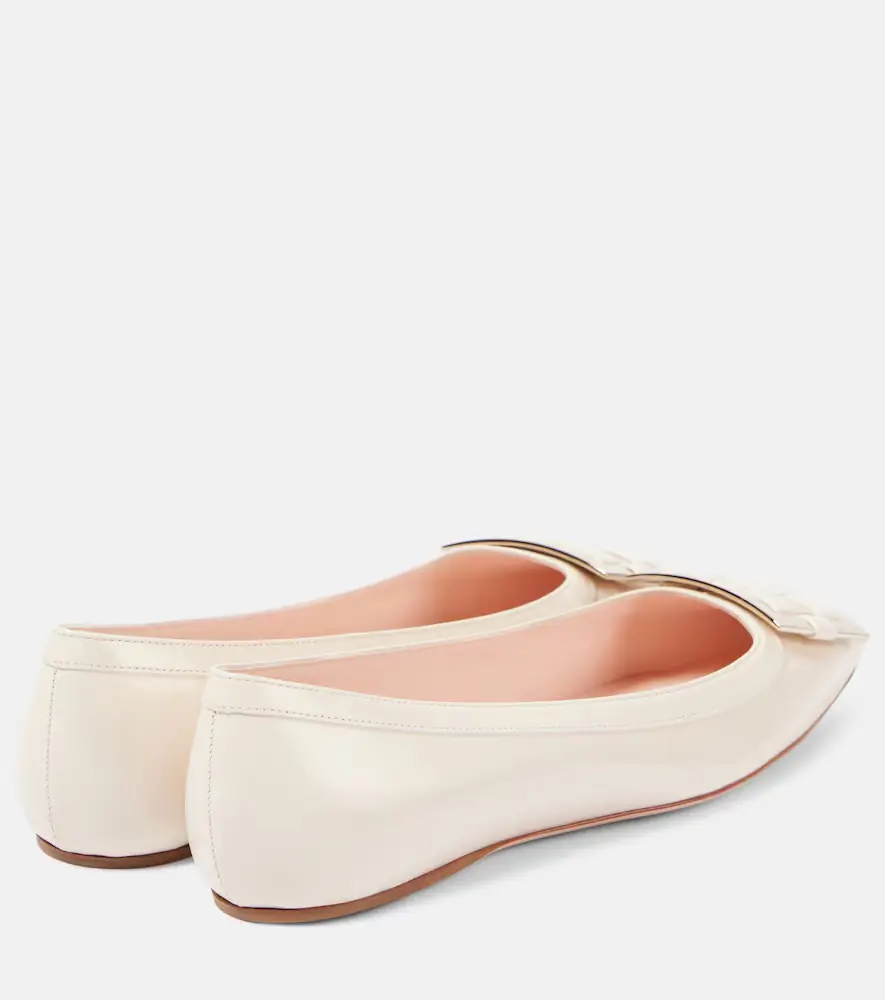 Roger Vivier Trompette Ball leather ballet flats | Thumbnail 3
