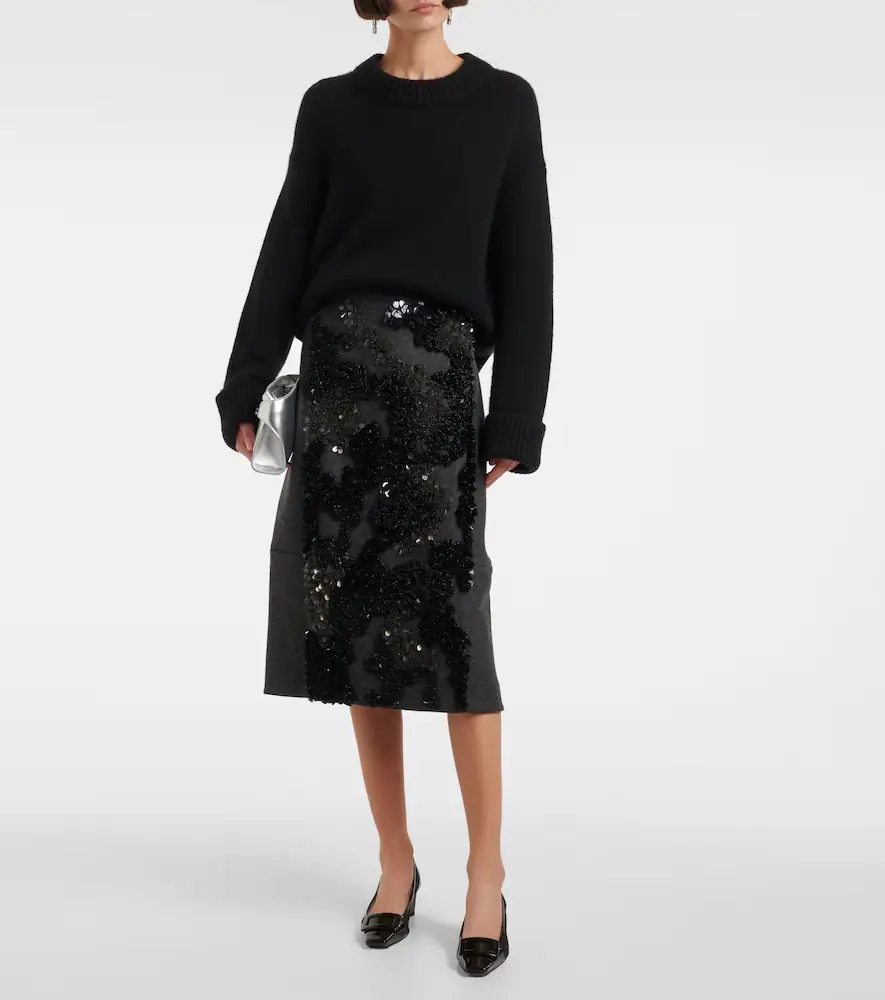 Roger Vivier Belle Vivier 45 leather-trimmed mesh pumps | Thumbnail 2