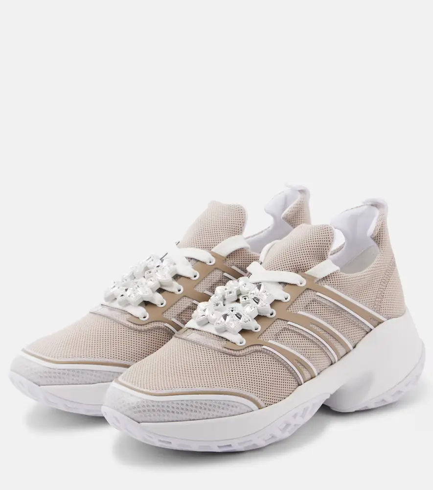 Roger Vivier Viv' Run embellished platform sneakers | Thumbnail 2