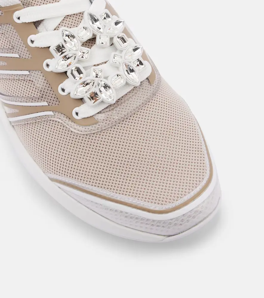 Roger Vivier Viv' Run embellished platform sneakers | Thumbnail 3