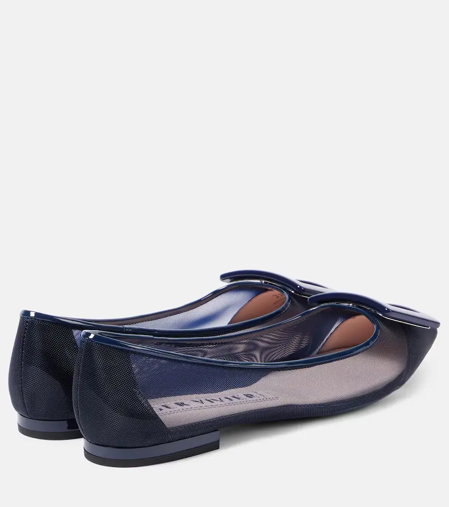 Roger Vivier Gommettine mesh ballet flats | Thumbnail 2