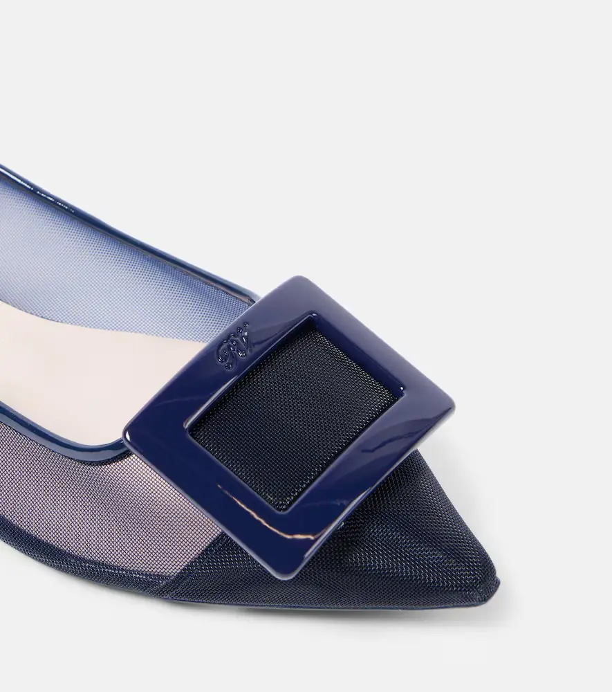Roger Vivier Gommettine mesh ballet flats | Thumbnail 4