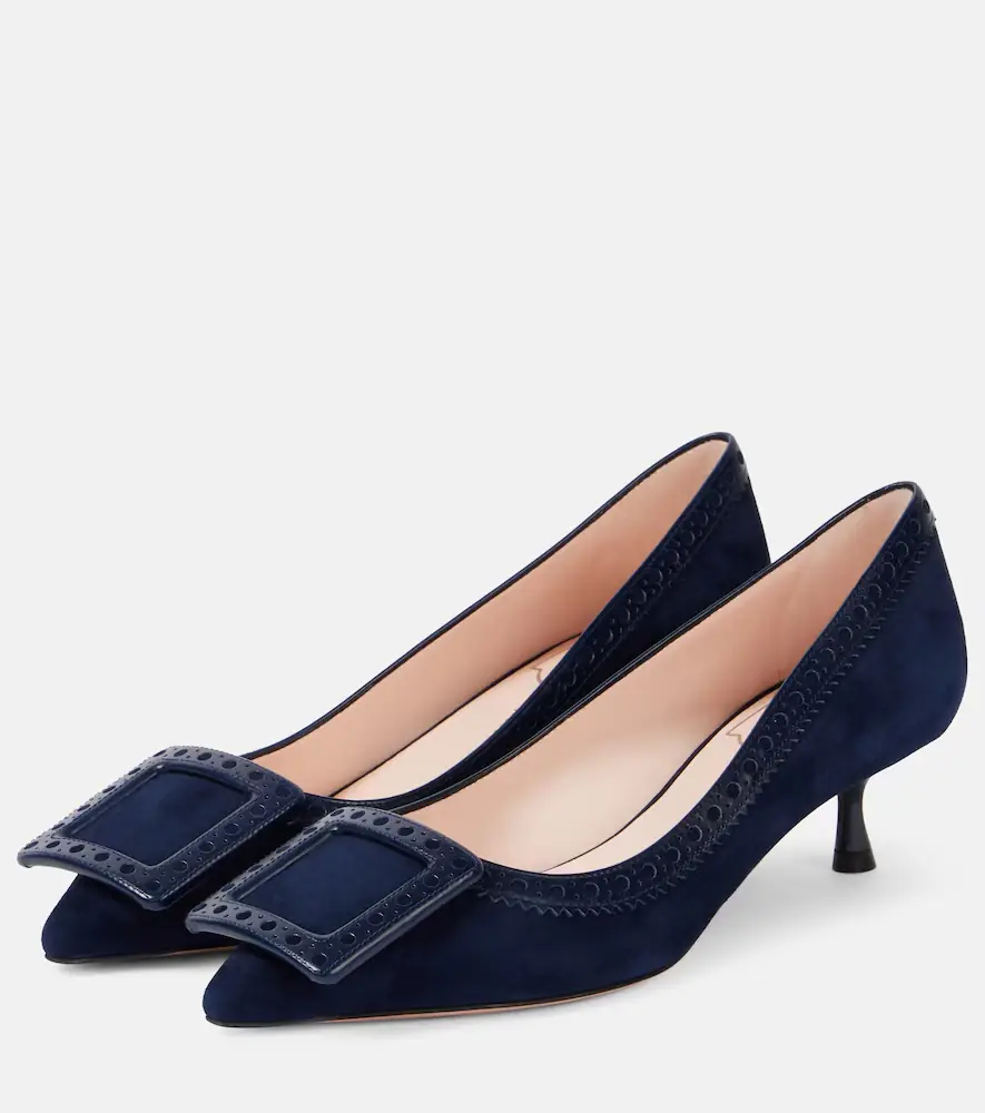 Roger Vivier Vin In The City 45 suede pumps | Thumbnail 3