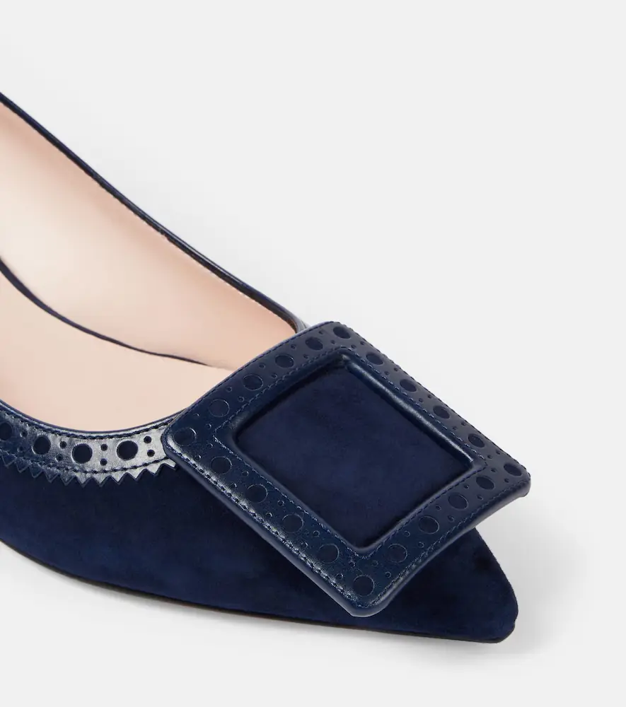 Roger Vivier Vin In The City 45 suede pumps | Thumbnail 4
