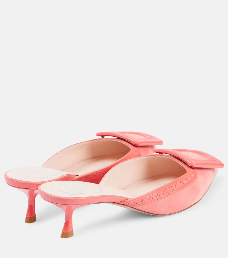 Roger Vivier Viv' In The City suede mules | Thumbnail 4