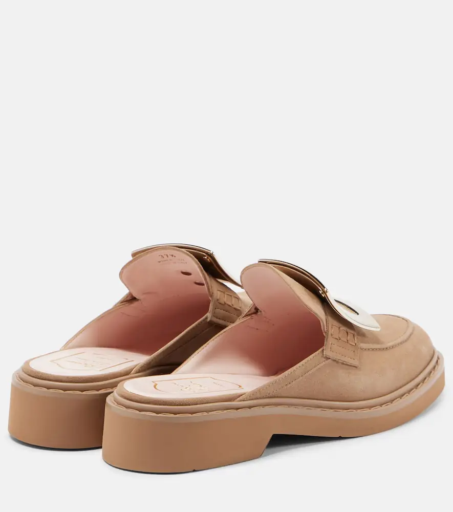 Roger Vivier Viv' Rangers suede mules | Thumbnail 2