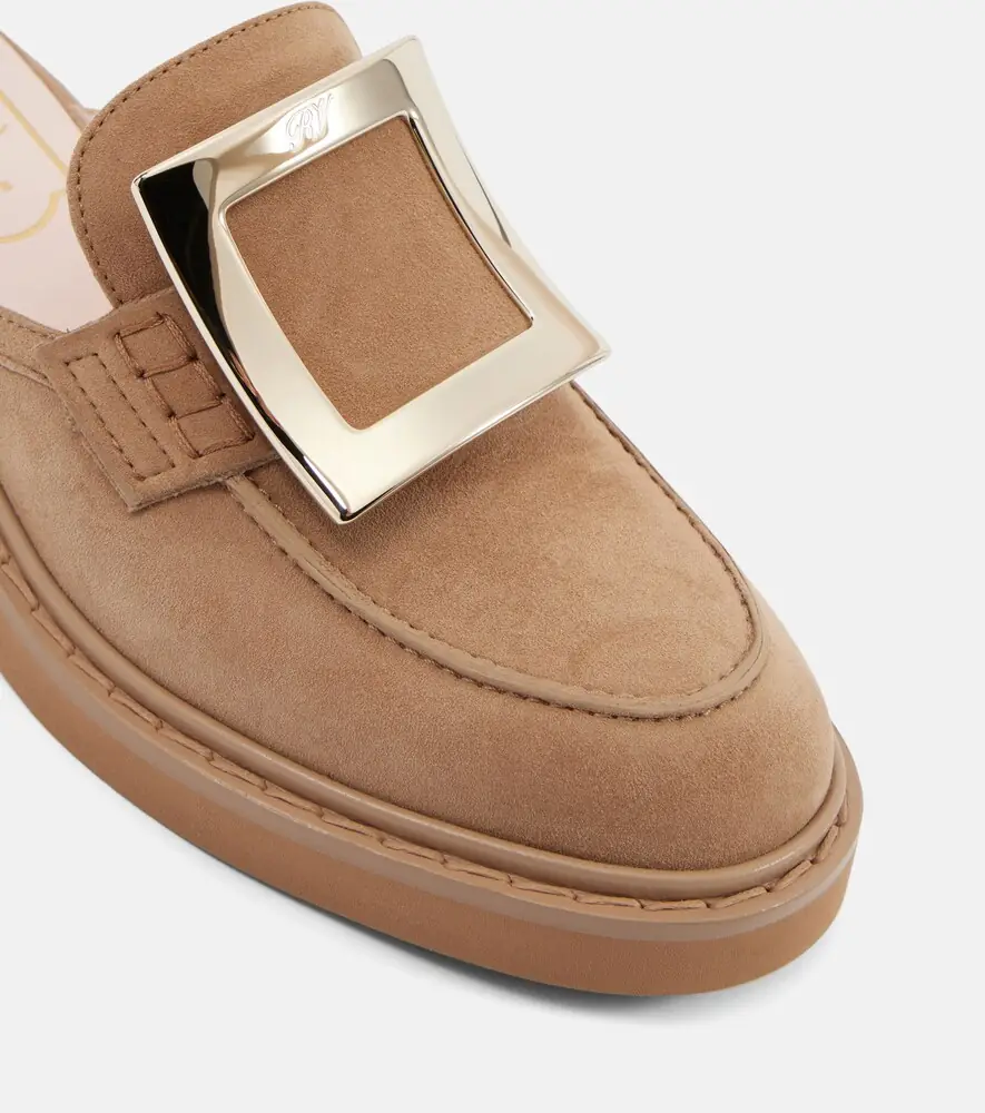 Roger Vivier Viv' Rangers suede mules | Thumbnail 4