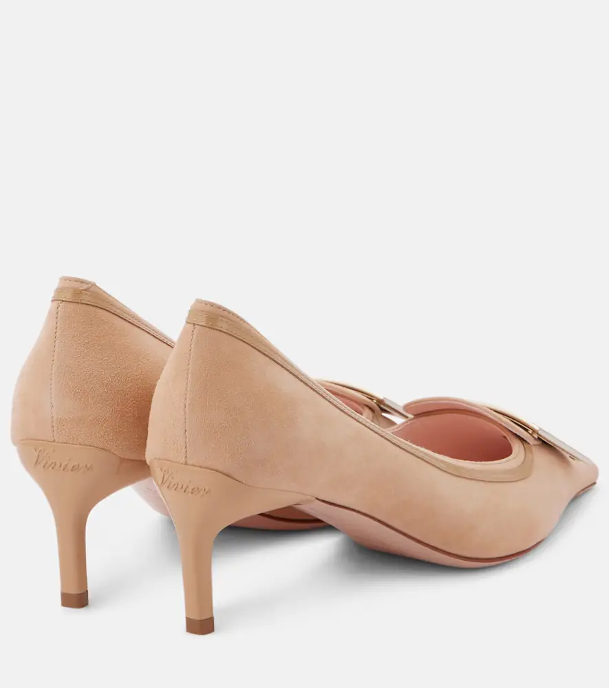 Roger Vivier Viv' Canard 55 suede pumps | Thumbnail 4