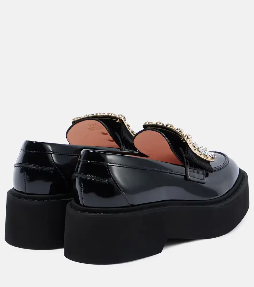 Roger Vivier Viv' Rangers embellished platform loafers | Thumbnail 3