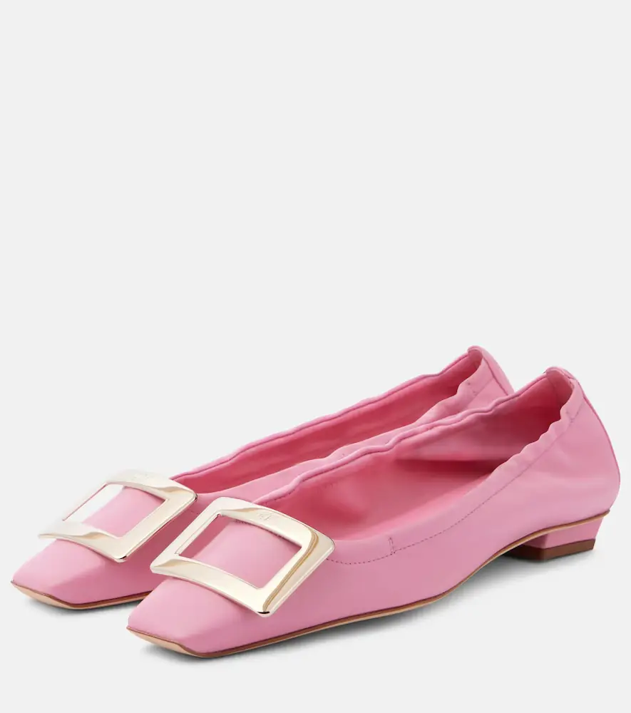 Roger Vivier Belle Vivier leather ballet flats | Thumbnail 3