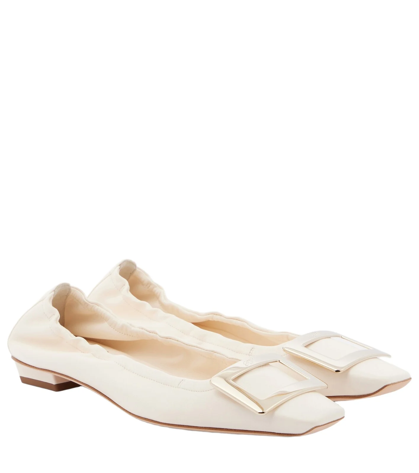 Roger Vivier Belle Vivier leather ballet flats