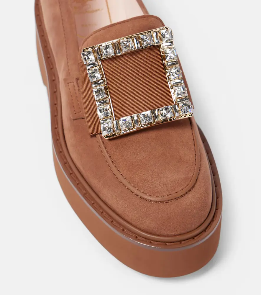 Roger Vivier Viv' Rangers suede platform loafers | Thumbnail 2