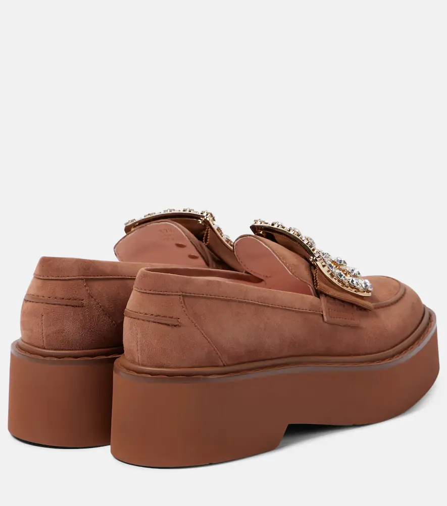 Roger Vivier Viv' Rangers suede platform loafers | Thumbnail 4