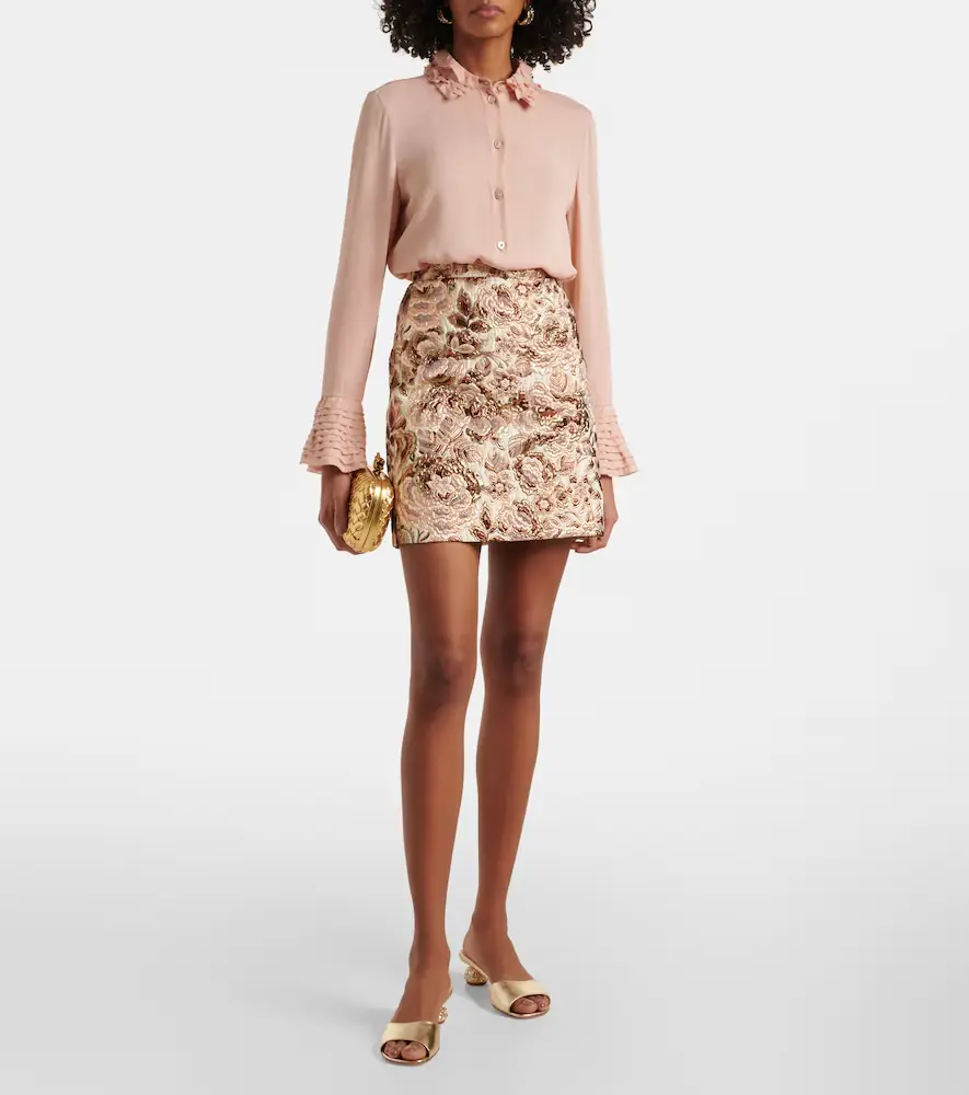 Roger Vivier Embellished metallic leather mules | Thumbnail 5