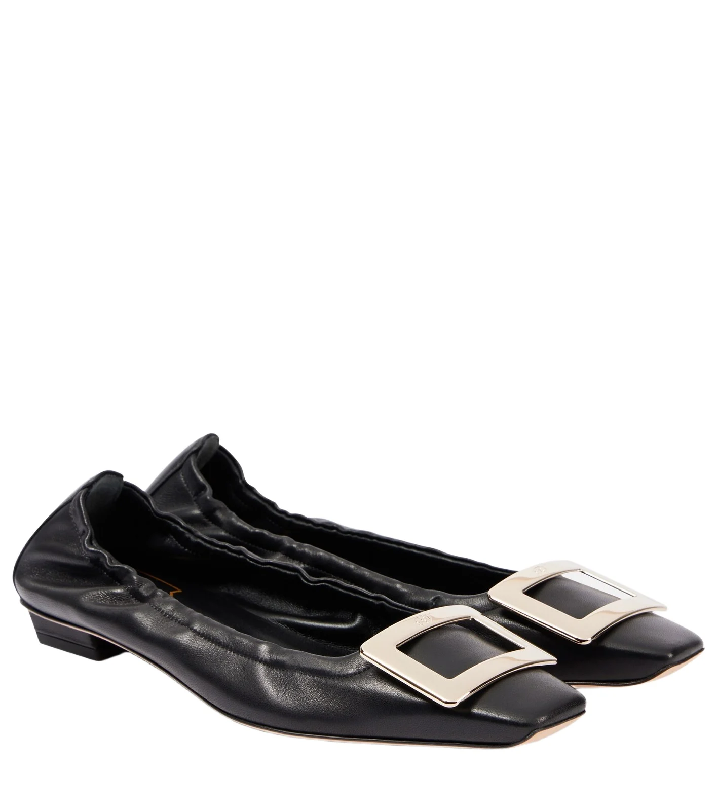 Roger Vivier Belle Vivier leather ballet flats