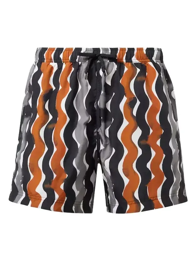 Zegna Printed swim trunks
