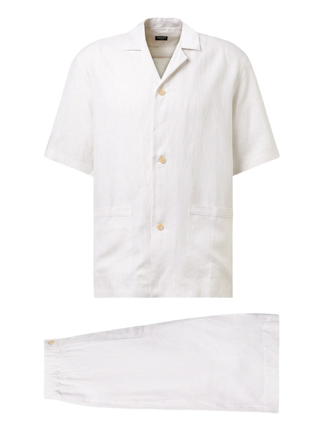 Striped linen pajamas Striped linen pajamas