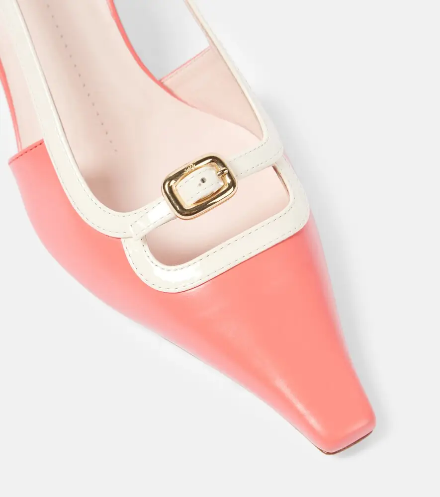 Roger Vivier Viv' Canard 55 leather slingback pumps | Thumbnail 4