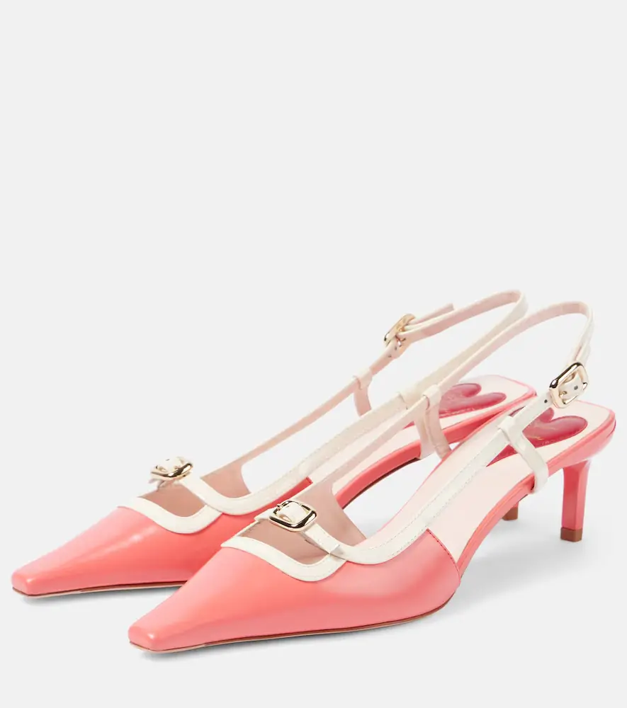 Roger Vivier Viv' Canard 55 leather slingback pumps | Thumbnail 5