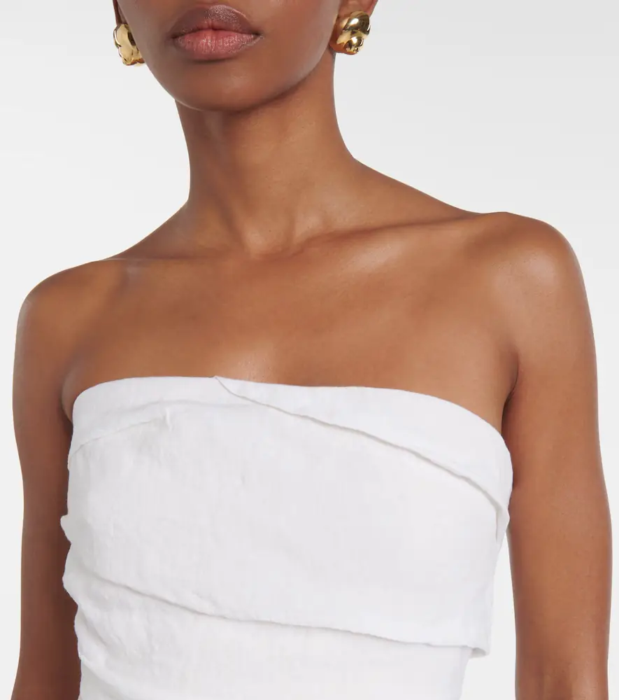 Tove Izel draped linen top | Thumbnail 4 Tove Izel draped linen top | Thumbnail 4