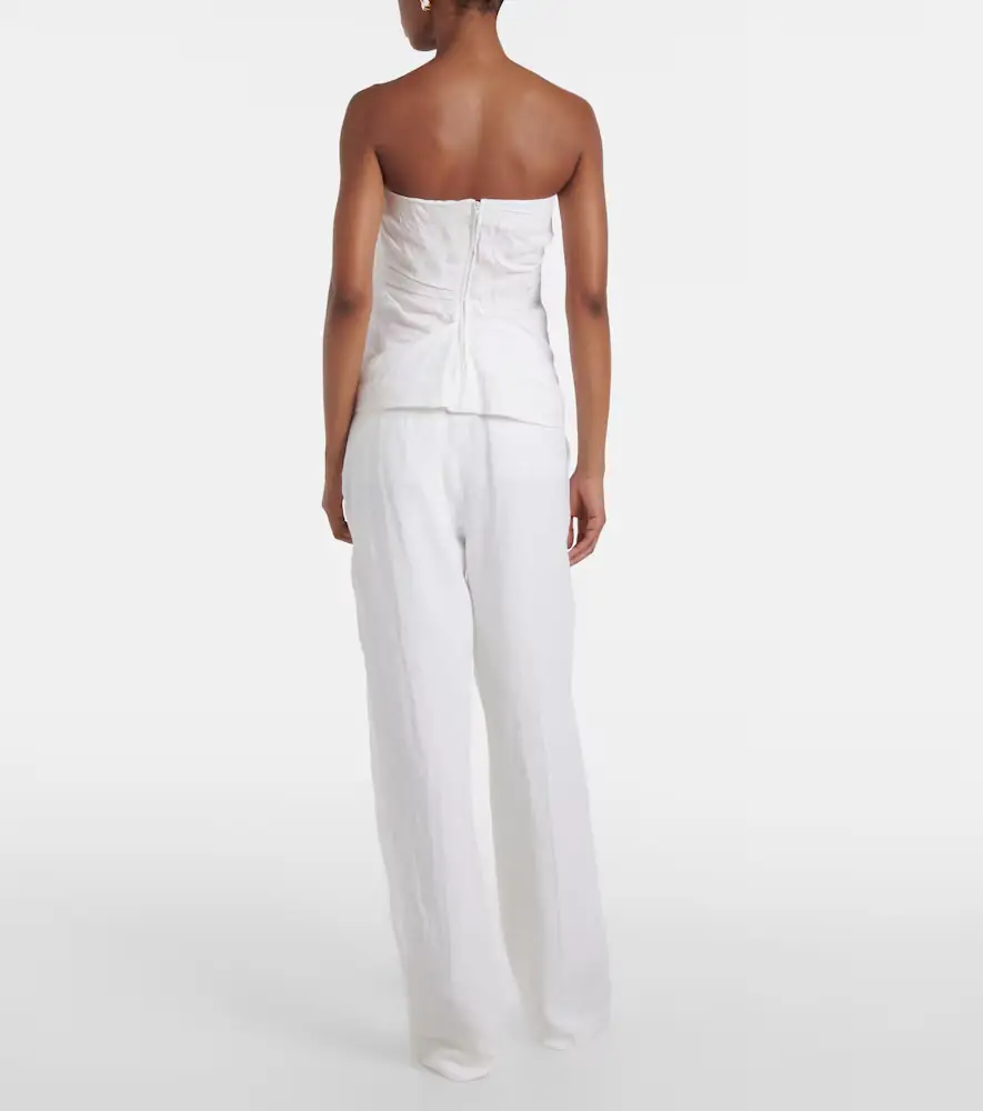 Tove Izel draped linen top | Thumbnail 5 Tove Izel draped linen top | Thumbnail 5