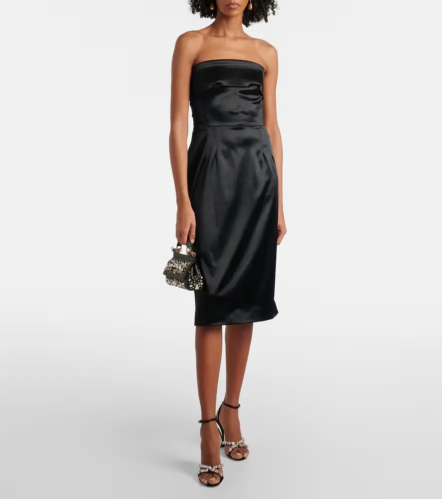 Dolce & Gabbana Satin bustier dress | Thumbnail 2 Dolce & Gabbana Satin bustier dress | Thumbnail 2