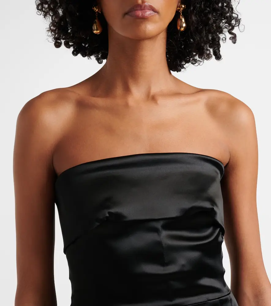 Dolce & Gabbana Satin bustier dress | Thumbnail 4 Dolce & Gabbana Satin bustier dress | Thumbnail 4