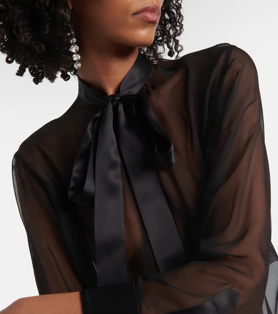 Dolce & Gabbana Silk chiffon blouse | Thumbnail 3 Dolce & Gabbana Silk chiffon blouse | Thumbnail 3