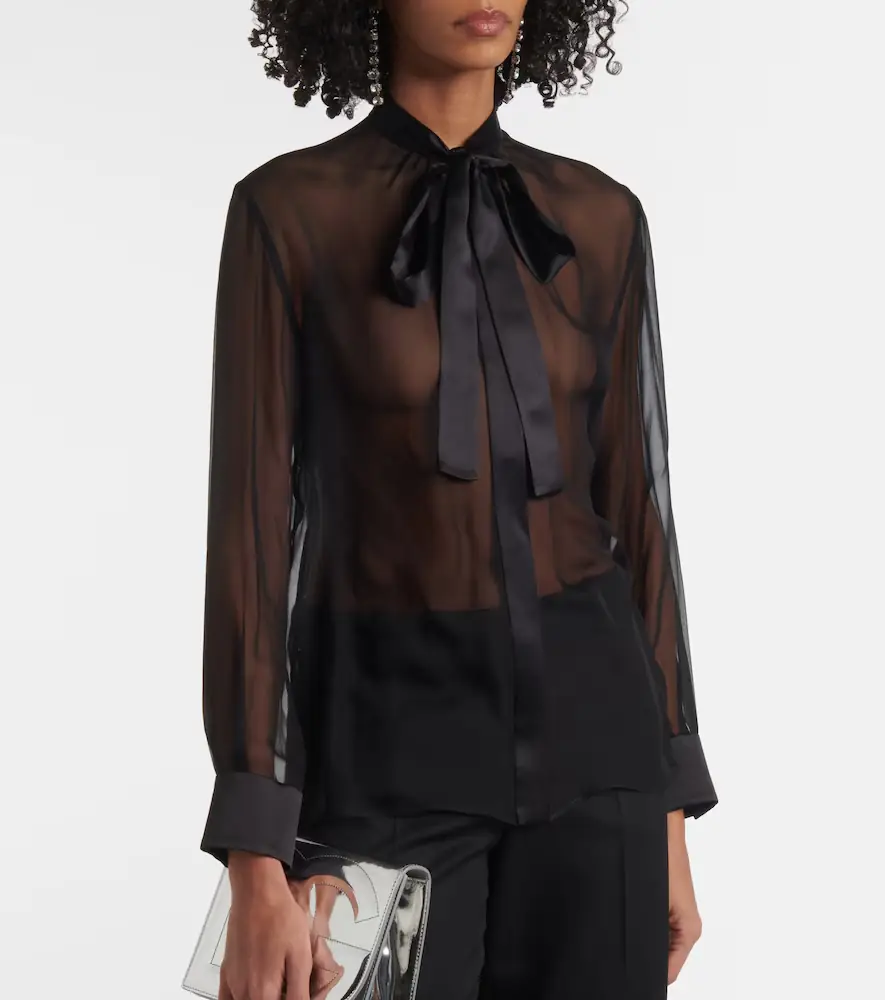 Dolce & Gabbana Silk chiffon blouse | Thumbnail 4 Dolce & Gabbana Silk chiffon blouse | Thumbnail 4