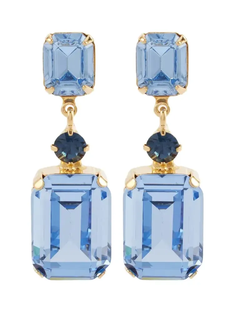 Justine 18kt gold-plated drop earrings Justine 18kt gold-plated drop earrings