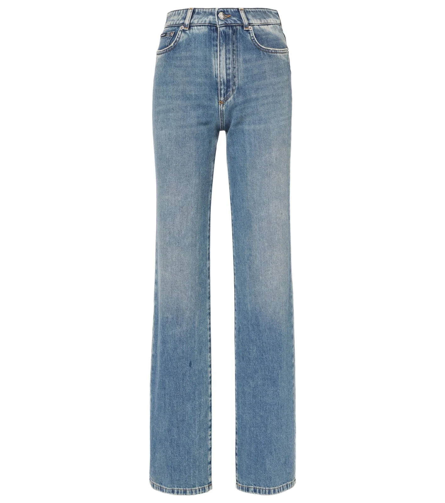 High-rise wide-leg jeans