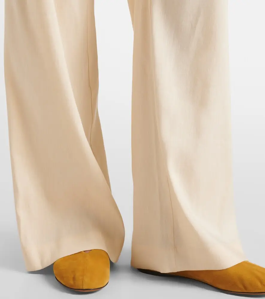 Proenza Schouler White Label Magnus linen-blend straight pants | Thumbnail 6 Proenza Schouler White Label Magnus linen-blend straight pants | Thumbnail 6