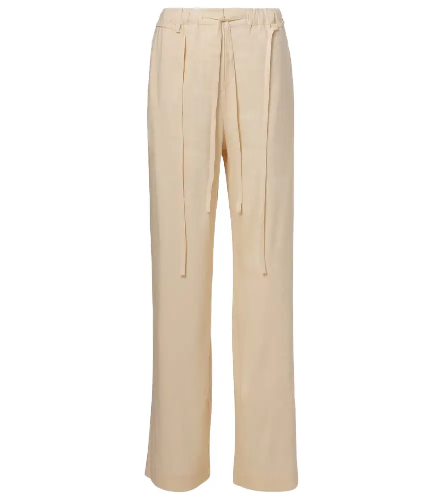 Proenza Schouler White Label Magnus linen-blend straight pants