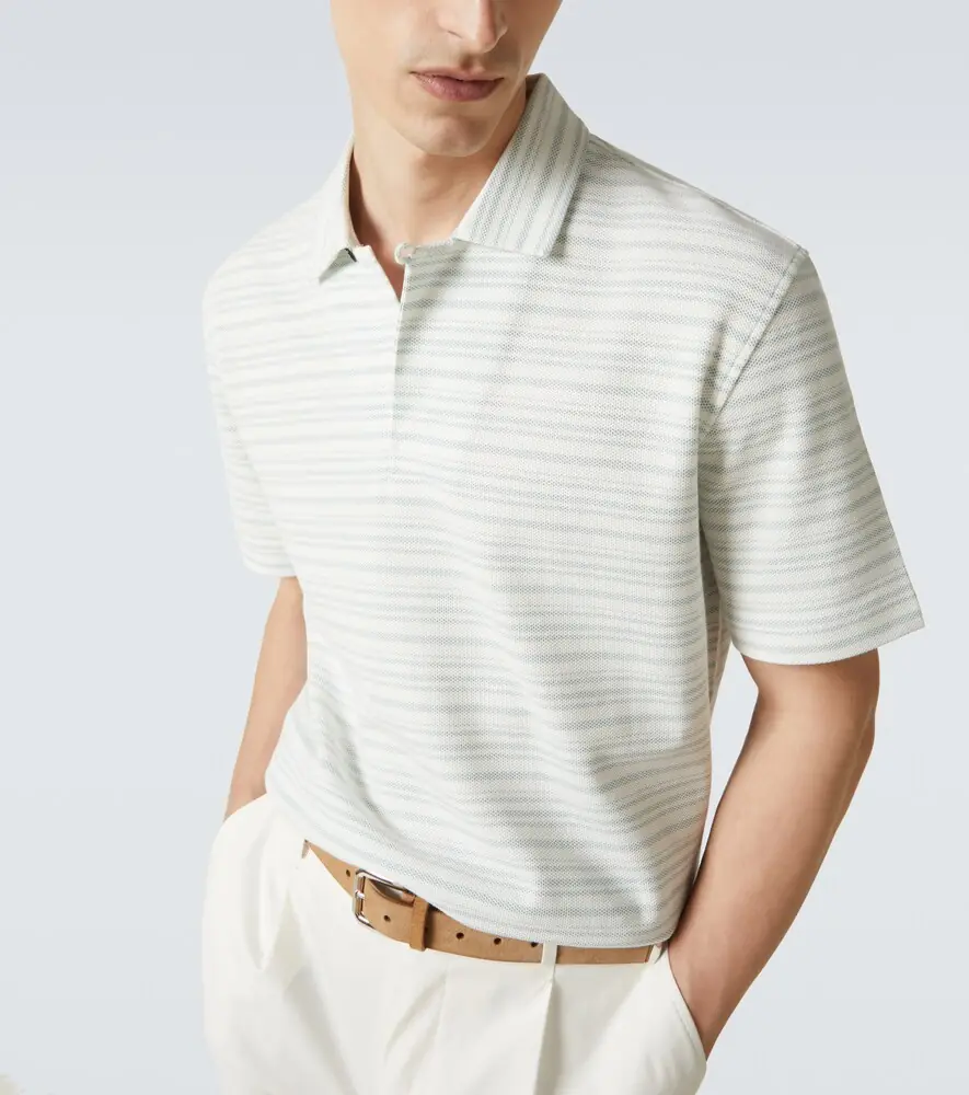Zegna Cotton polo shirt | Thumbnail 5 Zegna Cotton polo shirt | Thumbnail 5