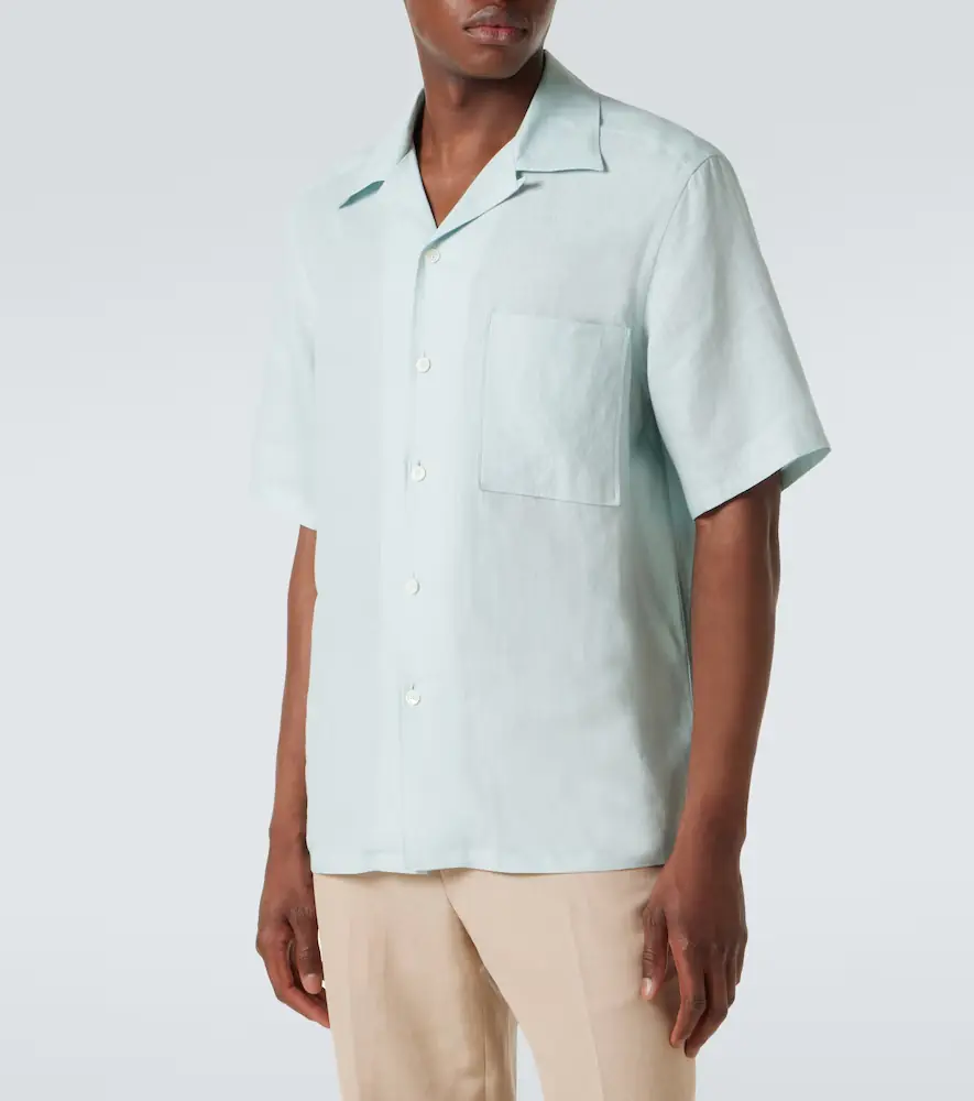 Zegna Linen bowling shirt | Thumbnail 2