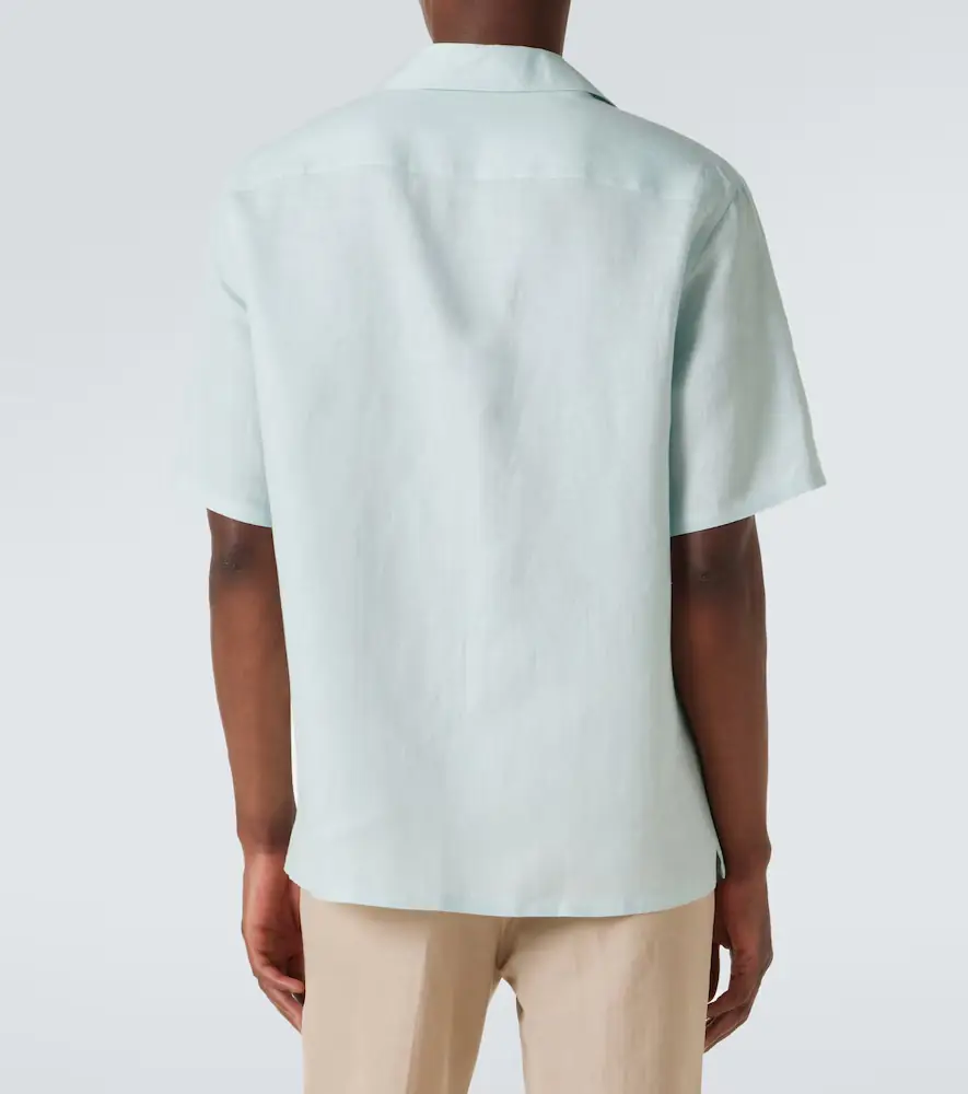 Zegna Linen bowling shirt | Thumbnail 5