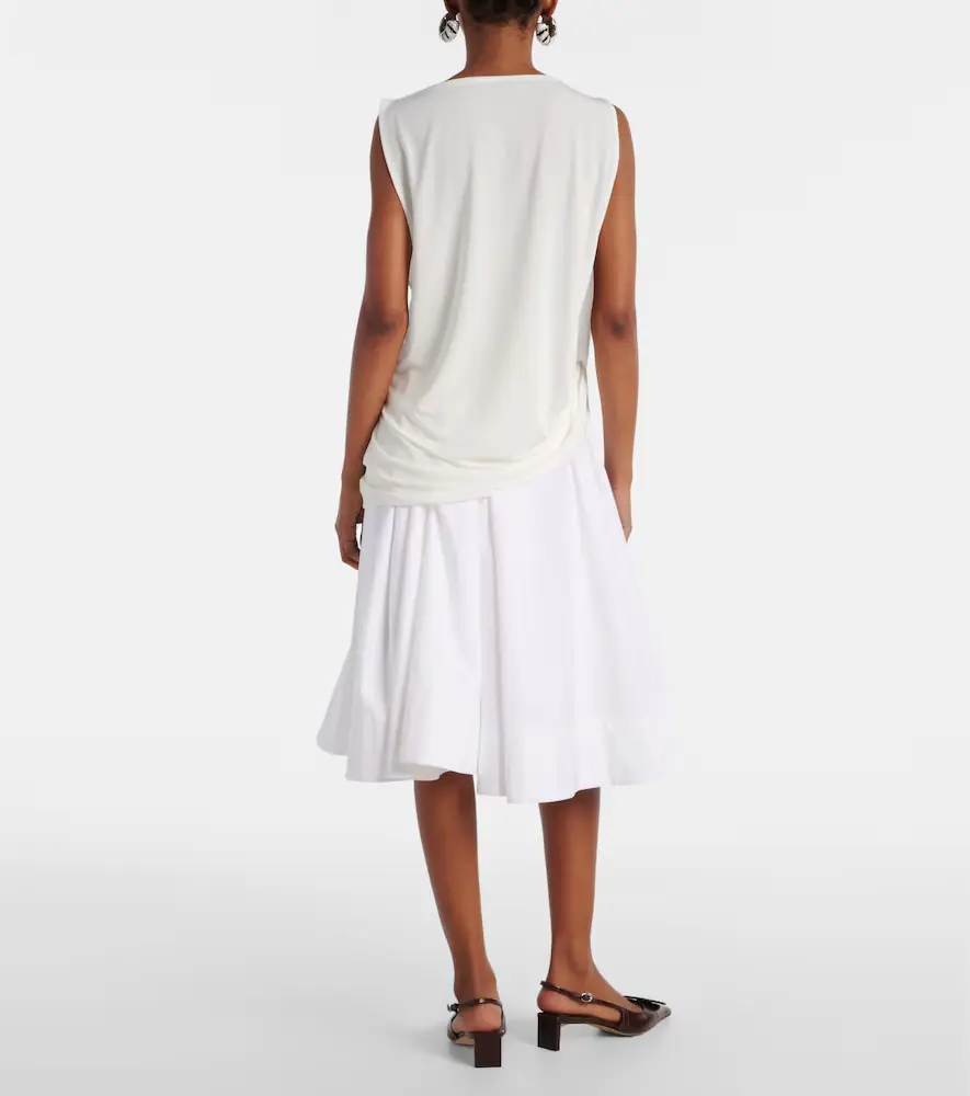 Jacquemus Peplo draped jersey top | Thumbnail 2 Jacquemus Peplo draped jersey top | Thumbnail 2