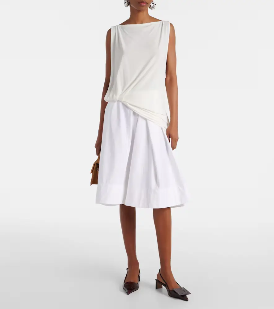 Jacquemus Peplo draped jersey top | Thumbnail 5 Jacquemus Peplo draped jersey top | Thumbnail 5