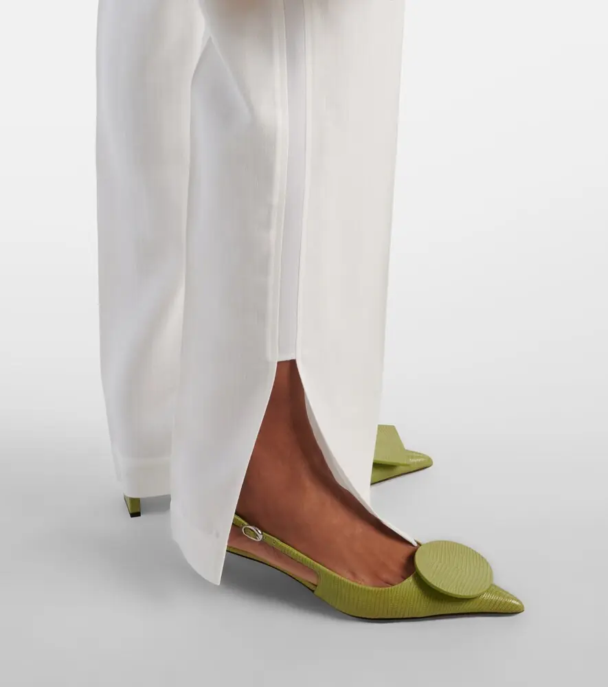 Jacquemus Tibau high-rise canvas slim pants | Thumbnail 2