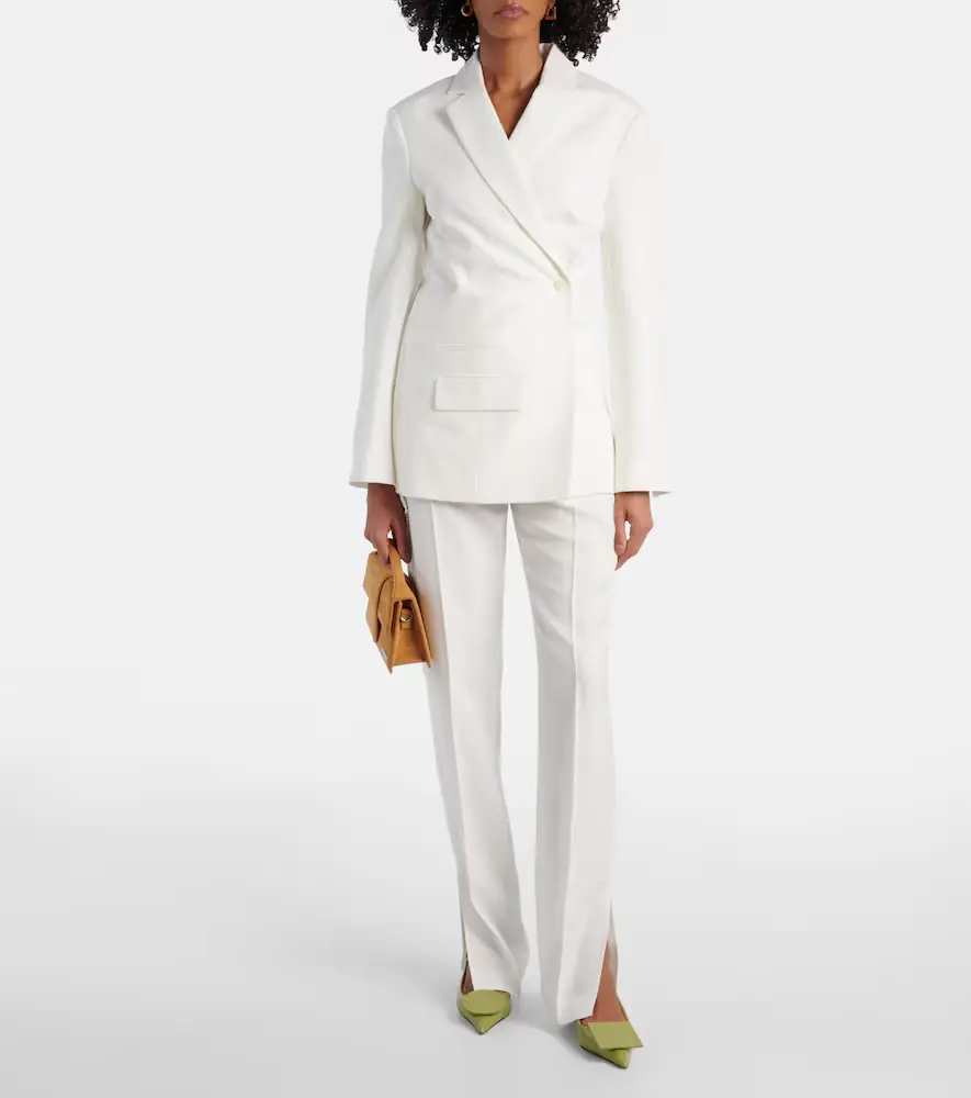 Jacquemus Tibau high-rise canvas slim pants | Thumbnail 3