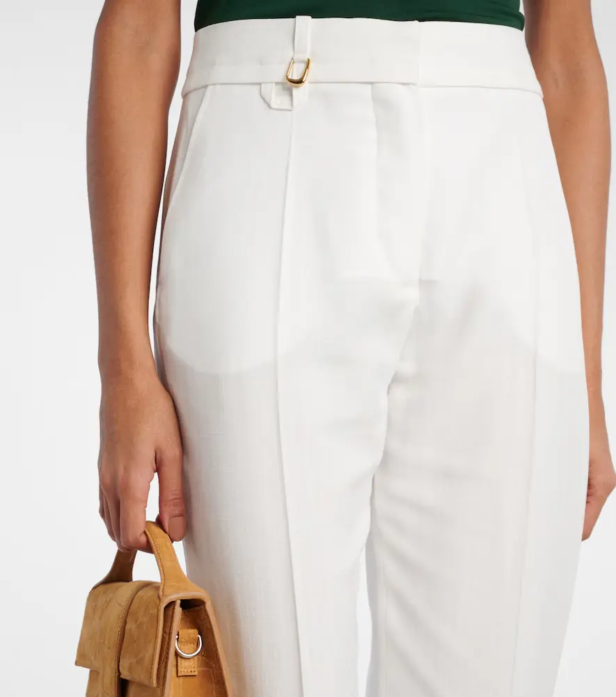 Jacquemus Tibau high-rise canvas slim pants | Thumbnail 4