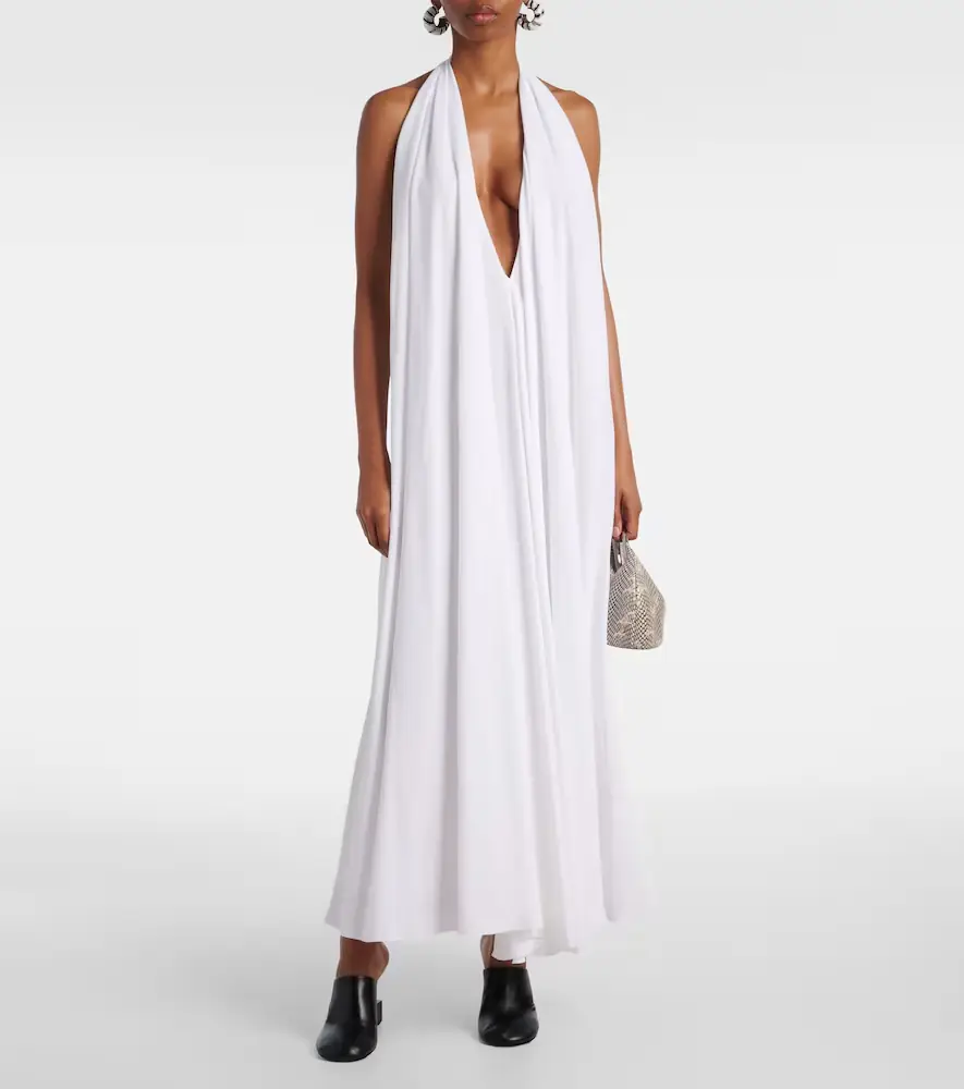 Jacquemus Norma draped maxi dress | Thumbnail 4