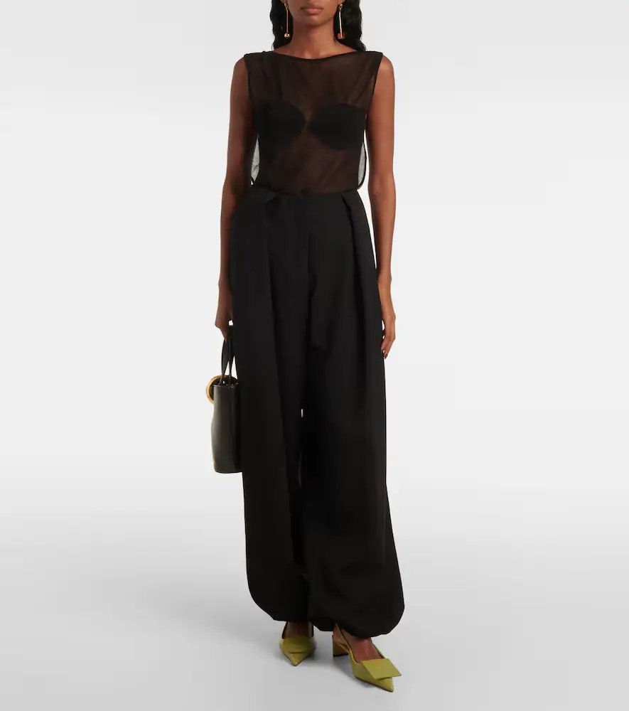 Jacquemus Platano sheer bodysuit | Thumbnail 2 Jacquemus Platano sheer bodysuit | Thumbnail 2