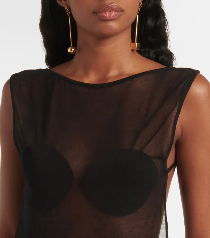 Jacquemus Platano sheer bodysuit | Thumbnail 5 Jacquemus Platano sheer bodysuit | Thumbnail 5