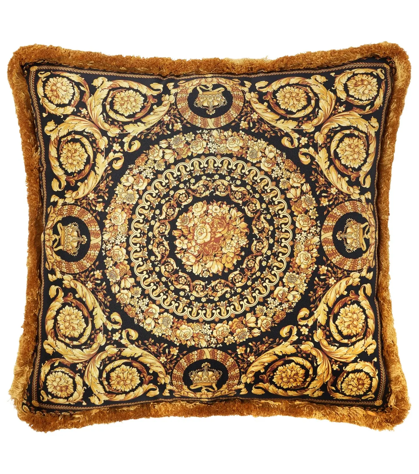 Versace Home Barocco silk cushion